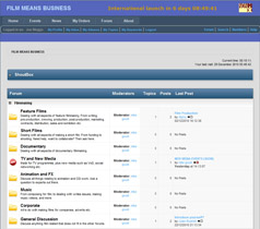 Tutorials on using FILM MEANS BUSINESS website